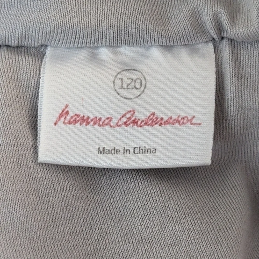 Hanna Andersson Sherpa Stripe Lined Coat Jacket 120 6